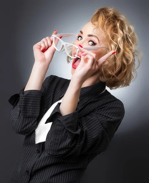 Mujer expresiva — Foto de Stock