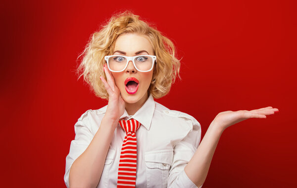 Mujer expresiva — Foto de Stock