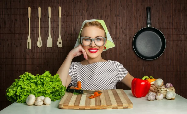 Expressive woman — Stock Photo, Image