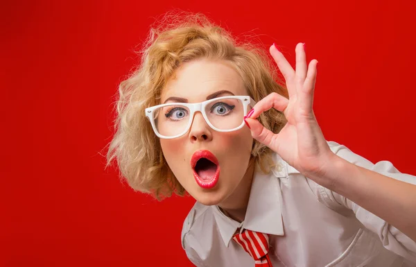 Funny woman — Stock Photo, Image