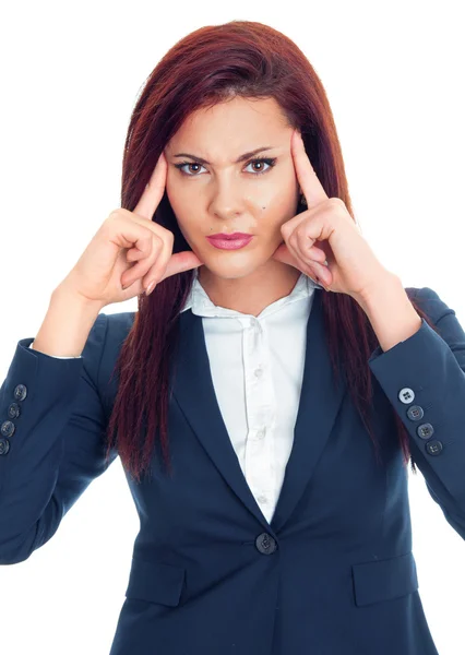 Mujer, toma de estudio — Foto de Stock