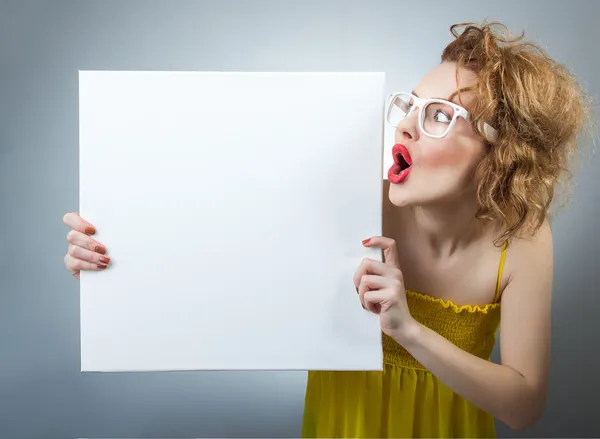 Expressive woman — Stock Photo, Image