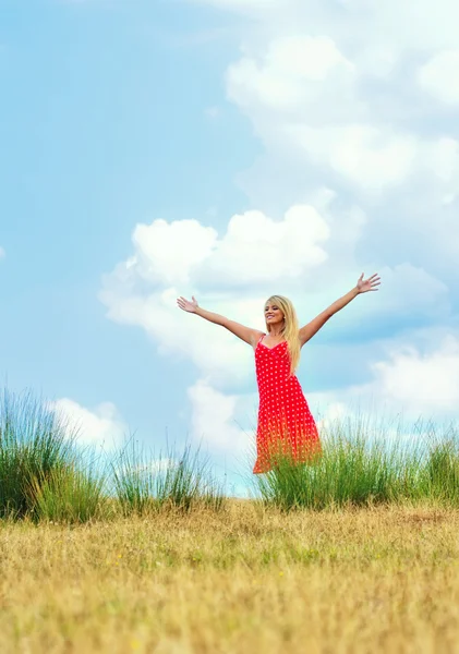 Mooie vrouw. — Stockfoto