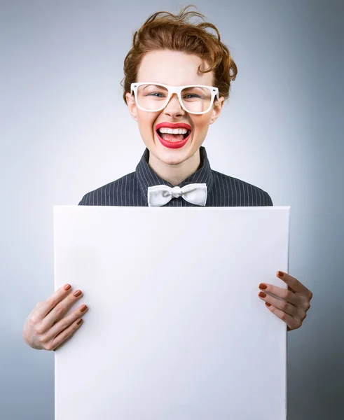 Woman, studio shot — Stock Photo, Image