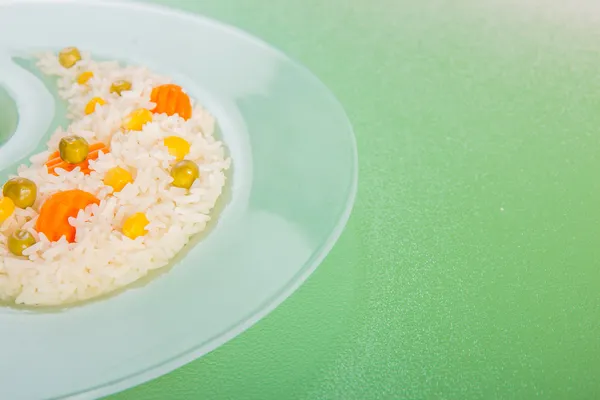 Risotto or rice with vegetables — Stock Photo, Image