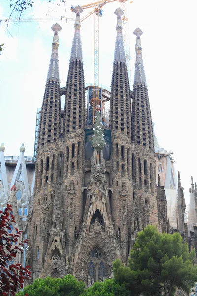 Sagrada familia. fasáda. — Stock fotografie