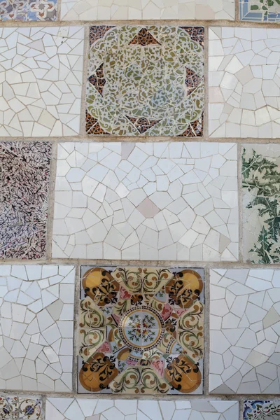 Gaudi. Mosaik. — Stockfoto