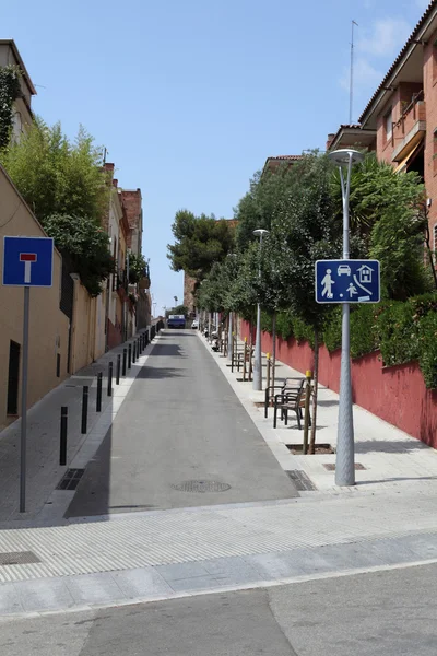 Street in Barcelona. — Stock Photo, Image