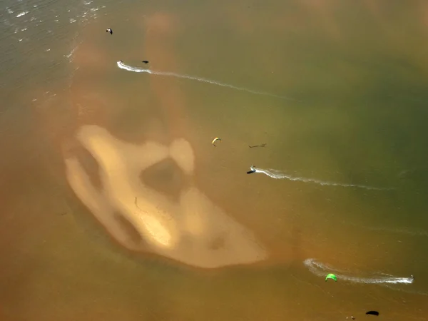 Water kiting — Stock Photo, Image