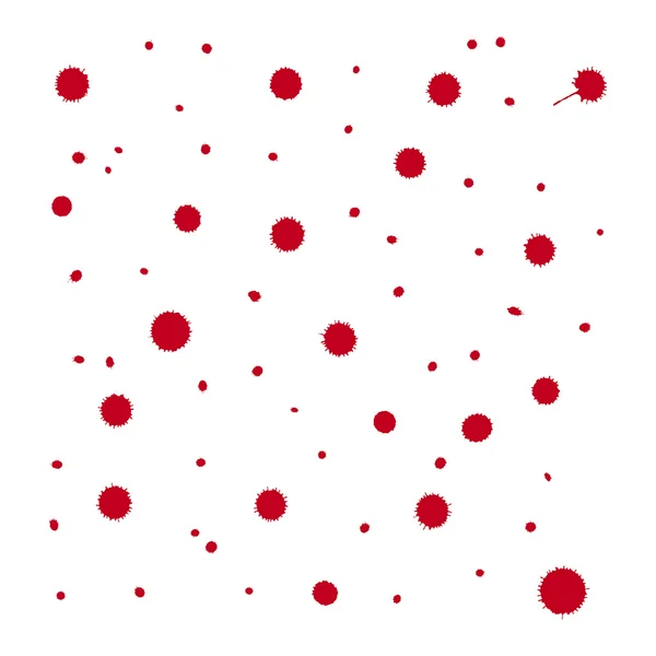 Kırmızı noktalar — Stok Vektör