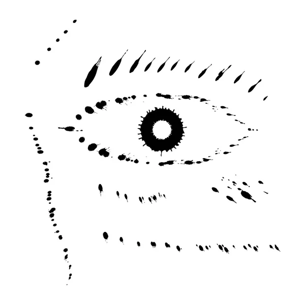 Manchas en forma de ojo — Archivo Imágenes Vectoriales