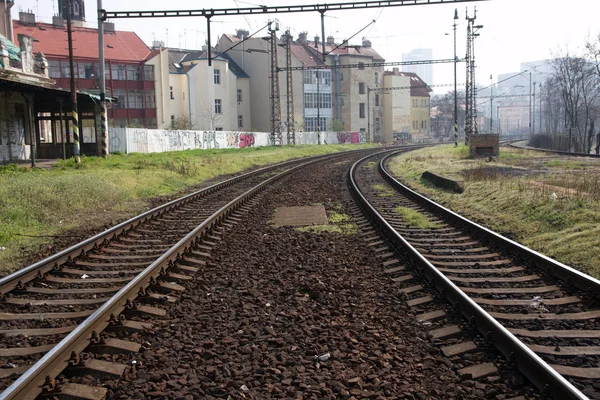 Železnice — Stock fotografie