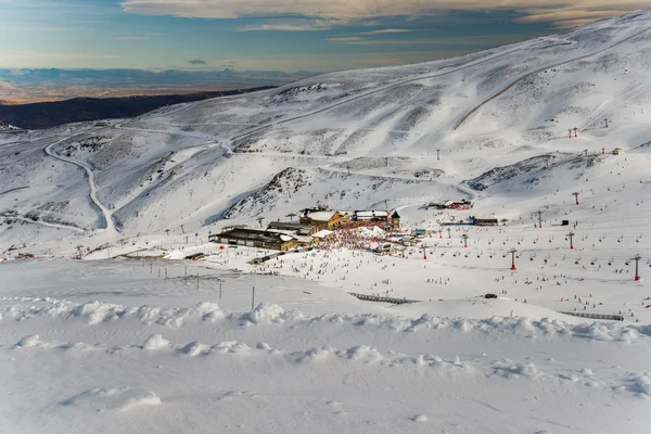 Zimní středisko Sierra nevada — Stock fotografie