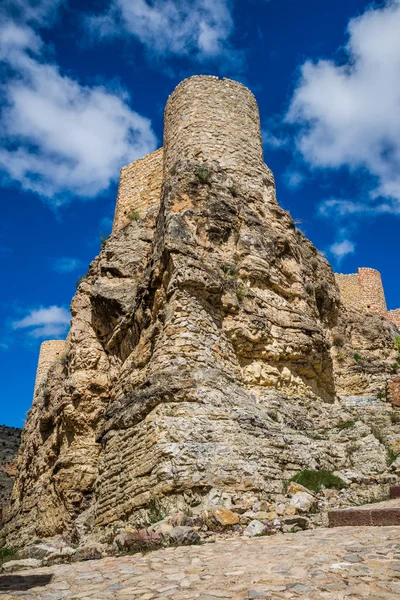 Albarracin der Wand, Teruel, Spanienアルバラシンの壁、テルエル、スペイン. — ストック写真