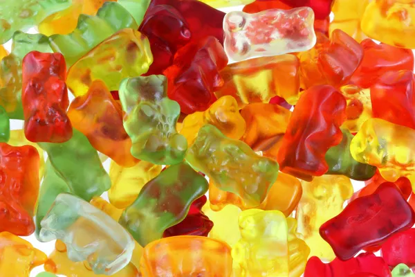 Φρουτώδες gummy αρκούδες — Φωτογραφία Αρχείου