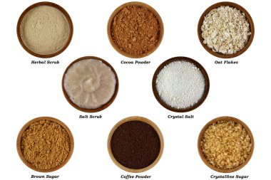 set yapmak yüz veya vücut scrub doğal ürünler
