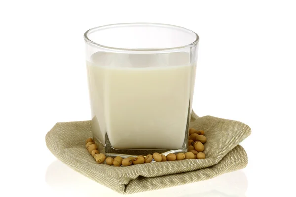 Fresh Soy Milk (Soybean Milk, Soya) — Stock Photo, Image