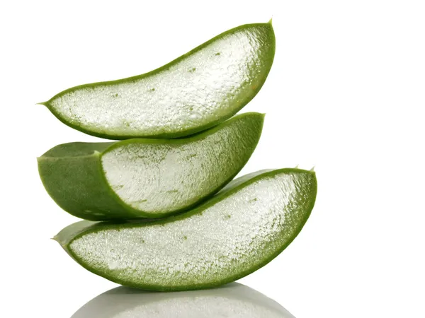 Φέτες φρέσκο aloe vera — Φωτογραφία Αρχείου