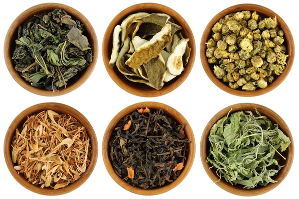 Té de hierbas secas — Foto de Stock