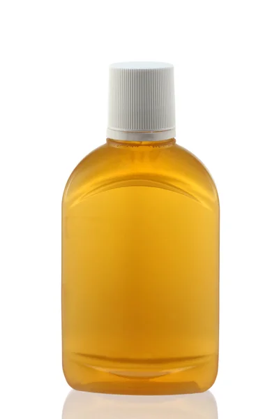 Eine Flasche flüssiges sanftes antiseptisches Desinfektionsmittel — Stockfoto