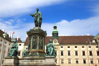 heykel francis II, Kutsal Roma İmparatoru hofburg - vienna, Avusturya