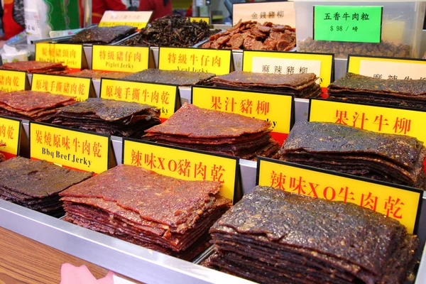 Carne doce chinesa Jerky — Fotografia de Stock