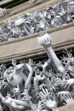 kavramsal heykel rongkhun Tapınağı, chiangrai