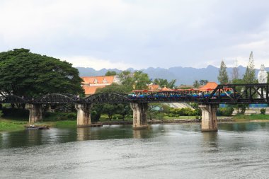 River kwai Köprüsü kwai Nehri, kanchanaburi, Tayland