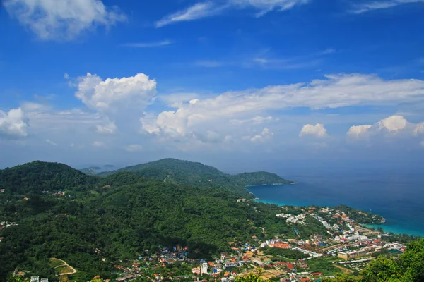 Ptačí pohled na ostrově phuket, Thajsko — Stock fotografie