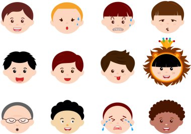 Simgeler: erkek, erkek, çocuk başkanları