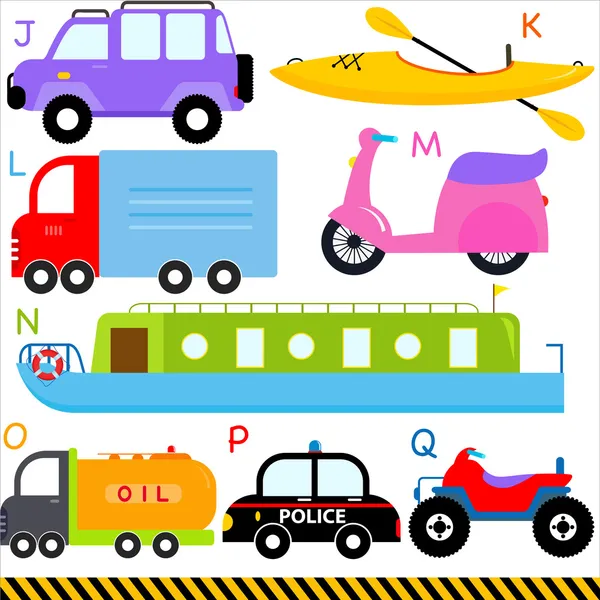 Car, Vehicles, Transportation — Stock Vector