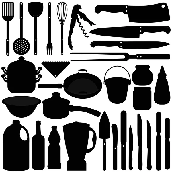 Outils de cuisson, de cuisson — Image vectorielle