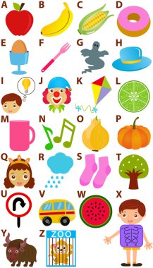 alfabe bir z - çocuklar için Sözlük