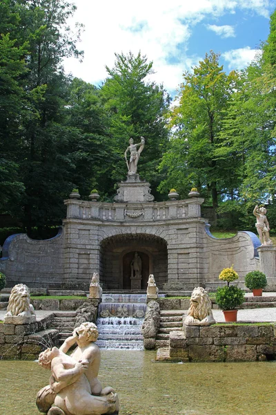 The Altemps Fountain at Schloss Hellbrunn — Stock Photo, Image