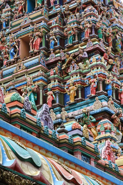 Gopuram på sri mahamariamman, malaysia — Stockfoto