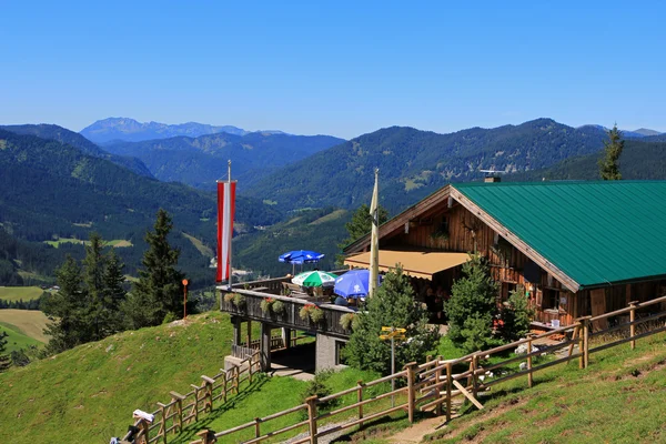 Zohreralm, Restaurante em 1334M . — Fotografia de Stock