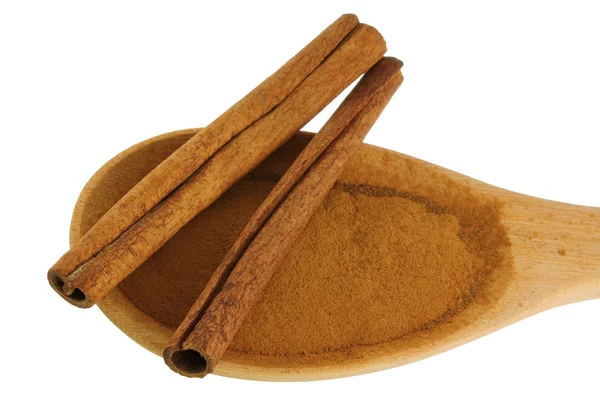 Cinnamon sticks and Cinnamon powder — Stock Photo, Image