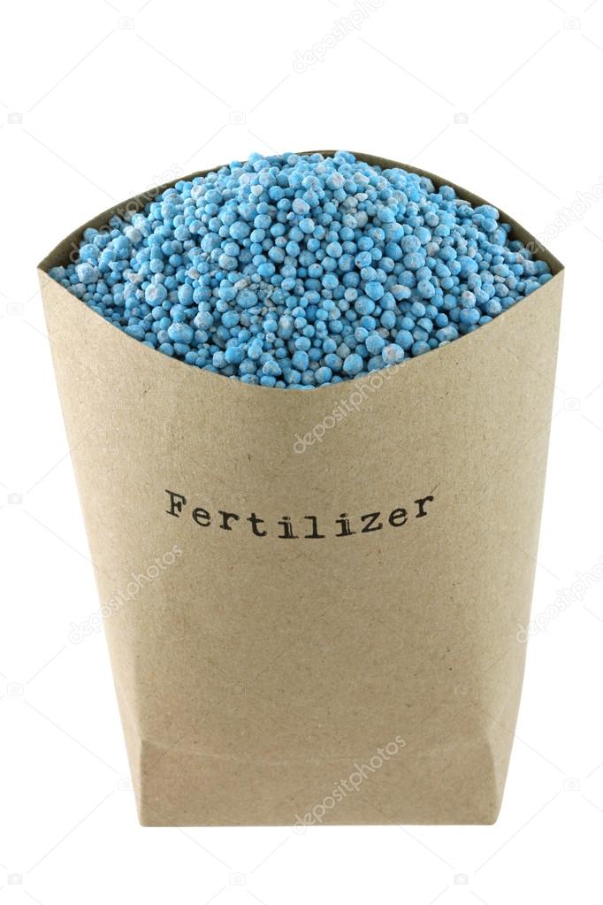 A bag full of Blue NPK compound Fertilizer