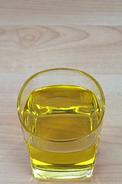 Ein Glas Speiseöl — Stockfoto