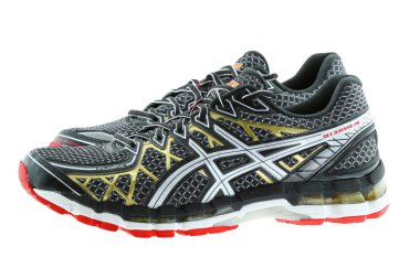 Asics Erkekler siyah kayano 20 koşu ayakkabıları jel