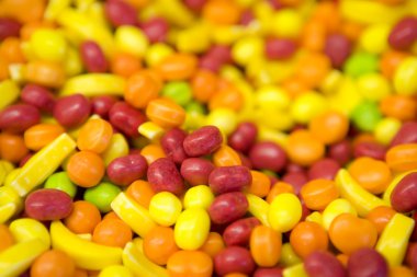 çok renkli tatlılar