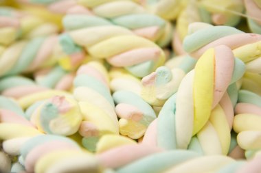 çok renkli şeker kazık