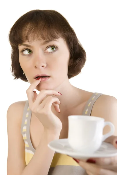 Te eller kaffe? — Stockfoto