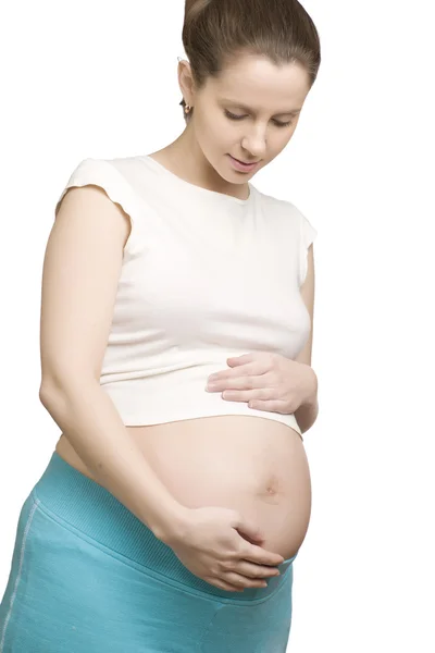 Mujer embarazada. — Foto de Stock