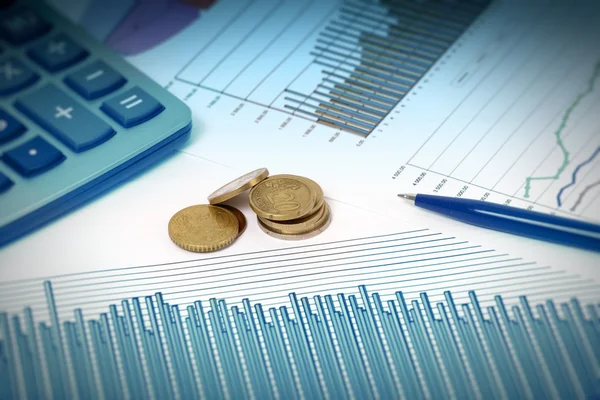 grafik kalemi ve hesap ve para ile