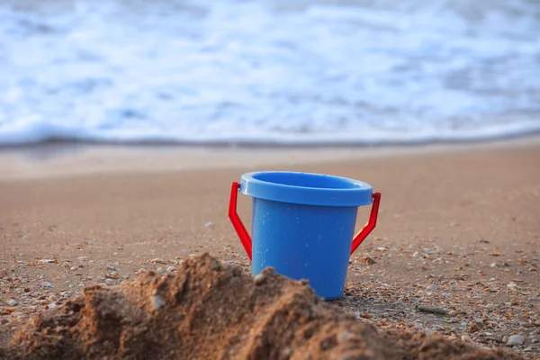 Balde azul — Fotografia de Stock