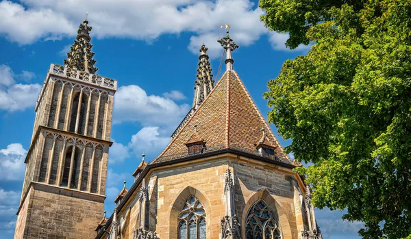 Kościół Świętego Jakuba Rothenburg Der Tauber Niemcy — Zdjęcie stockowe