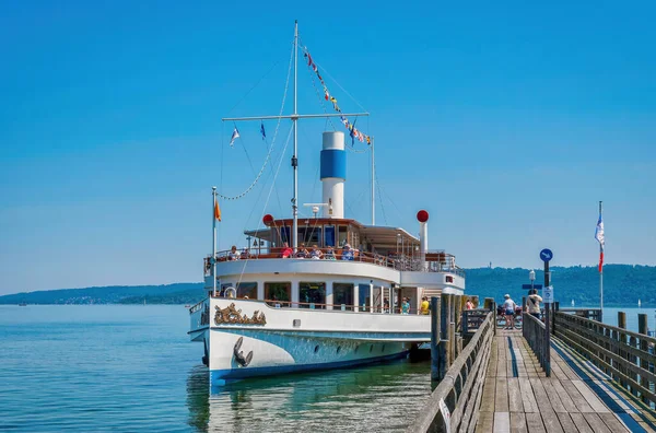 Herrsching Almanya Temmuz 2020 Ammersee Deki Yolcu Gemisi Herrsching Bavyera — Stok fotoğraf