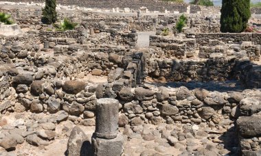 İsrail 'deki Celile Denizi' nde arkeolojik alan