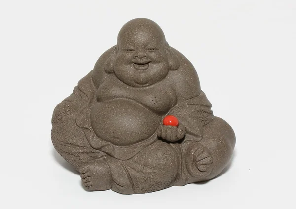 Chinese netsuke Hotei — Stock Photo, Image